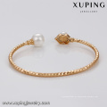 51777 brazaletes elegantes xuping, brazalete de mujer bañado en oro para Boda